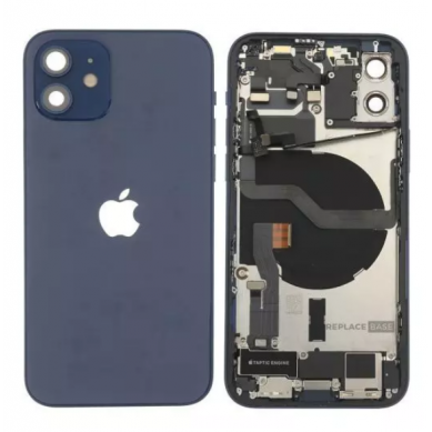 Carcasa Trasera completa con Flex y componentes iPhone X Negro