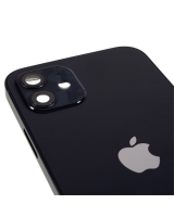 Carcasa Trasera Completa iPhone 12 (EU) (Negro) (OEM)