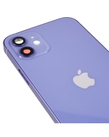 Carcasa Trasera Completa iPhone 12 (EU) (Morado) (OEM)