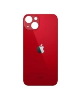 Tapa Trasera de Cristal iPhone 13 (Agujero Ampliado) (EU) (Rojo)