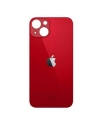 Tapa Trasera de Cristal iPhone 13 (Agujero Ampliado) (EU) (Rojo)
