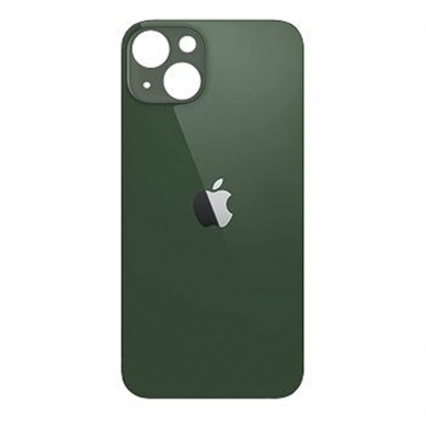 Tapa Trasera de Cristal iPhone 13 (Agujero Ampliado) (EU) (Verde)