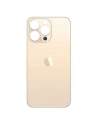 Tapa Trasera de Cristal iPhone 13 Pro (Agujero Ampliado) (EU) (Oro)