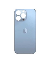 Tapa Trasera de Cristal iPhone 13 Pro (Agujero Ampliado) (EU) (Azul Alpino)