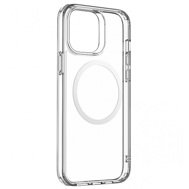 Funda MagSafe para iPhone 15 Transparente Dura Cristalina
