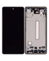 Pantalla Samsung Galaxy A53 / A53 5G (A535 / A536 / 2022) (Con Marco) (6.46") (OLED) (Negro)