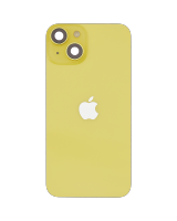 Tapa Trasera de Cristal iPhone 14 (Amarillo) (Componentes Preinstalados) (OEM)