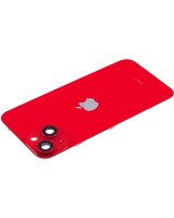 Tapa Trasera de Cristal iPhone 14 (Rojo) (Componentes Preinstalados) (OEM)