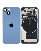 Tapa Trasera de Cristal iPhone 14 (Azul) (Componentes Preinstalados) (OEM)