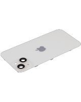 Tapa Trasera de Cristal iPhone 14 Plus (Blanco) (Componentes Preinstalados) (OEM)