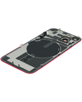 Tapa Trasera de Cristal iPhone 14 Plus (Rojo) (Componentes Preinstalados) (OEM)