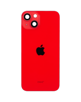 Tapa Trasera de Cristal iPhone 14 Plus (Rojo) (Componentes Preinstalados) (OEM)