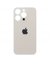 Tapa Trasera de Cristal iPhone 14 Pro (Agujero cámara ampliado) (Oro) (OEM)