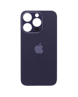 Tapa Trasera de Cristal iPhone 14 Pro Plus (Agujero cámara ampliado) (Morado) (OEM)