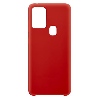 Funda de Silicona Extra Suave Samsung Galaxy A21S (Rojo)