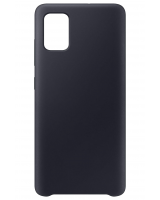 Funda de Silicona Extra Suave Samsung Galaxy A51 (Negro)