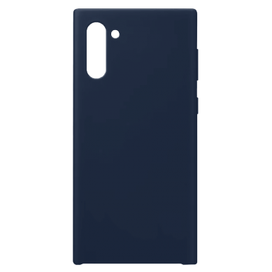 Funda de Silicona Extra Suave Samsung Galaxy Note 10 (Azul Marino)