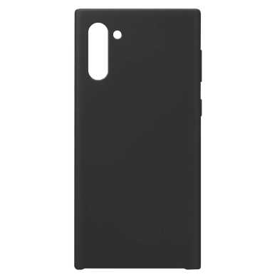 Funda de Silicona Extra Suave Samsung Galaxy Note 10 (Negro)