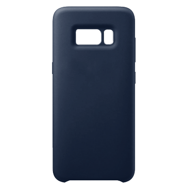 Funda de Silicona Extra Suave Samsung Galaxy S8 (Azul Marino)