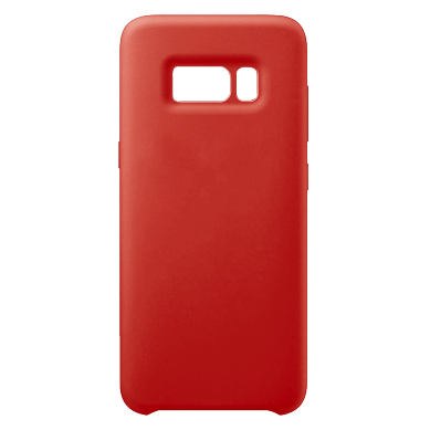 Funda de Silicona Extra Suave Samsung Galaxy S8 (Rojo)