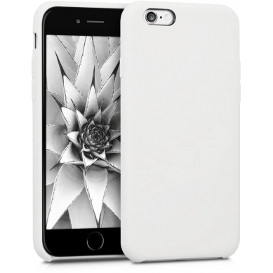 Funda de Silicona Ultra Suave iPhone iPhone 6 Plus / 6S Blanco
