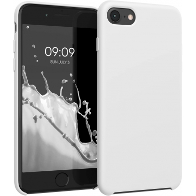 Funda de Silicona Ultra Suave iPhone iPhone 7 / 8 / SE 2020 / SE 2022 Blanco