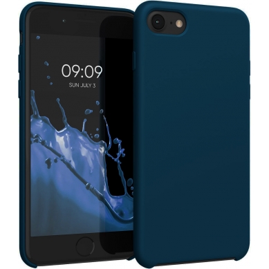Funda de Silicona Ultra Suave iPhone iPhone 7 / 8 / SE 2020 / SE 2022 Azul Cobalto