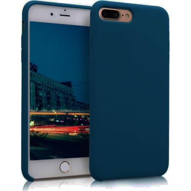 Funda de Silicona Ultra Suave iPhone iPhone 7 Plus / 8 Plus Azul Cobalto