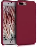 Funda de Silicona Ultra Suave iPhone iPhone 7 Plus / 8 Plus Rojo Rosado