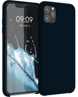 Funda de Silicona Ultra Suave iPhone iPhone 11 Pro Azul Medianoche