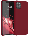 Funda de Silicona Ultra Suave iPhone iPhone 11 Pro Max Rojo Rosado