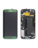 Pantalla completa Samsung Galaxy S6 Edge Original con marco Verde Service Pack