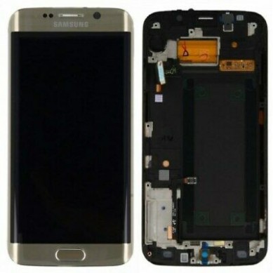 Pantalla completa Samsung Galaxy S6 Edge Original con marco Oro Service Pack