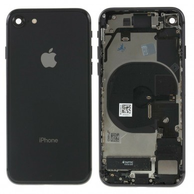 Carcasa Trasera completa con Flex iPhone 8 Negro
