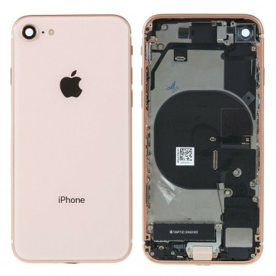 Carcasa Trasera completa con Flex iPhone 8 Dorado