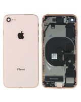 Carcasa Trasera completa con Flex iPhone 8 Dorado