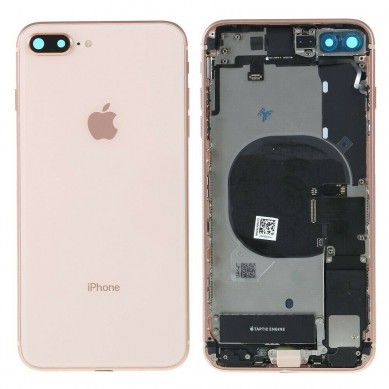 Carcasa Trasera completa con Flex iPhone 8 Plus Dorado