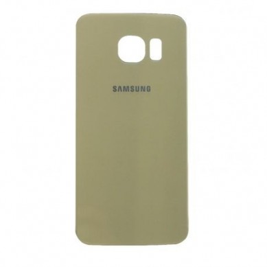 Tapa de Cristal Trasera Samsung Galaxy S6 Dorado