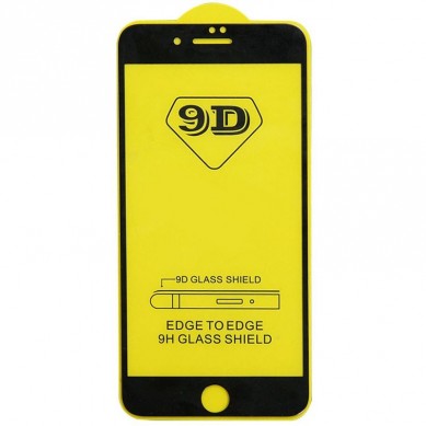 Cristal Templado 9D para iPhone 6 Negro