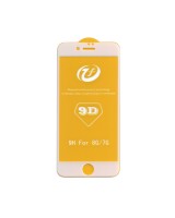 Cristal Templado 9D para iPhone 7 Blanco
