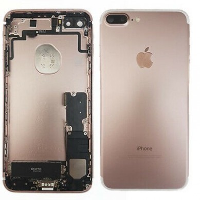 Carcasa Trasera completa con Flex y componentes iPhone 7 Plus Oro Rosa