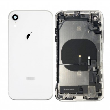 Carcasa Trasera completa con Flex y componentes iPhone XR Blanco