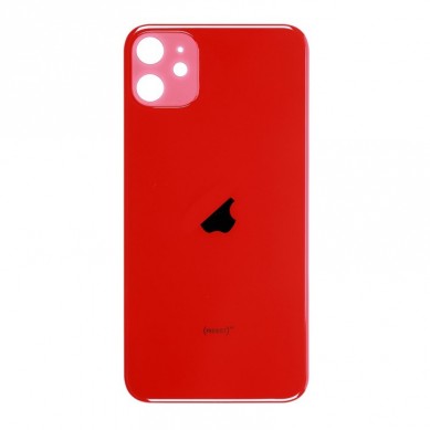 Tapa Trasera de Cristal iPhone 11 Rojo