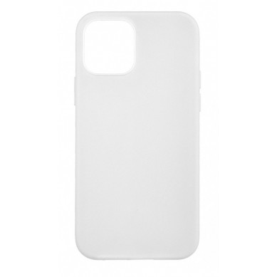 Funda de Silicona Ultra Suave iPhone 12 Mini Blanca