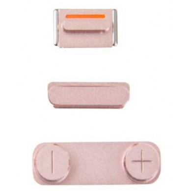 Pack de botones iPhone 5S / SE Oro Rosa