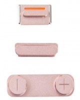 Pack de botones iPhone 5S / SE Oro Rosa