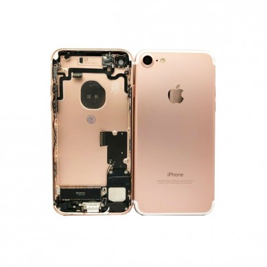 Carcasa Trasera completa con Flex y componentes iPhone 7 Oro Rosa