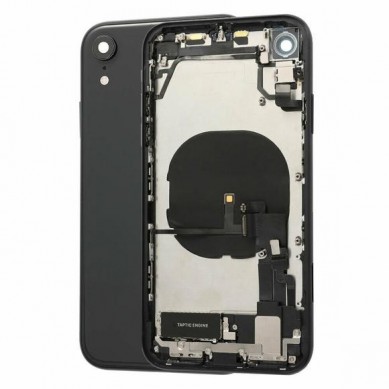 Carcasa Trasera completa con Flex y componentes iPhone XR Negro