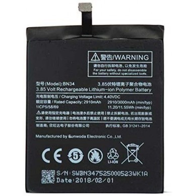 Batería Xiaomi Redmi 5A 2910 mAh BN34