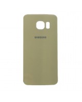 Tapa de Cristal Trasera Samsung Galaxy S6 Edge Dorado